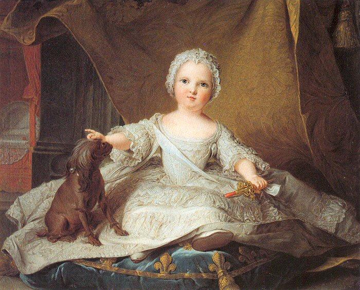 Jean Marc Nattier Marie Zephyrine of France as a Baby France oil painting art